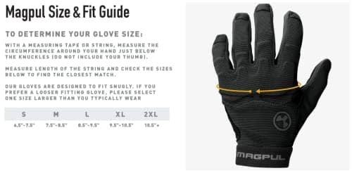 Magpul 2.0 Patrol Lightweight Tactical Leather Gloves
