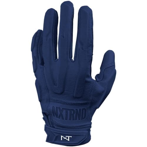 Nxtrnd G3 Pro Padded Football Gloves — Navy Blue