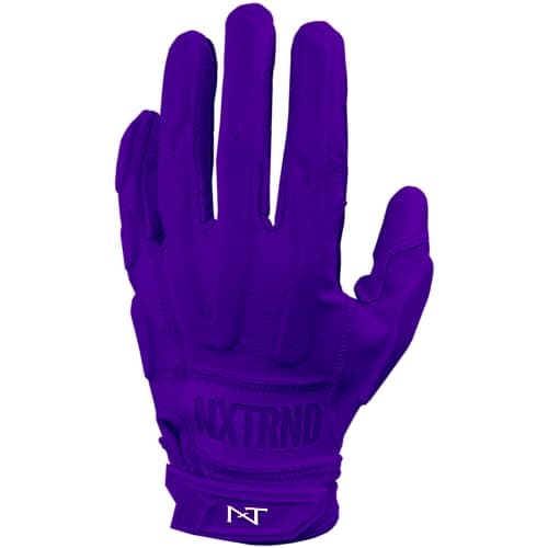 Nxtrnd G3 Pro Padded Football Gloves — Purple