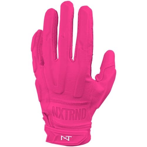 Nxtrnd G3 Pro Padded Football Gloves — Pink