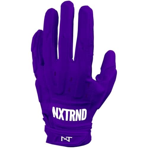 Nxtrnd G3 Pro Padded Football Gloves — Purple/Pro