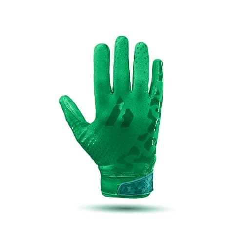 RPG1 Football Gloves for Adults and Youth — Emerald
