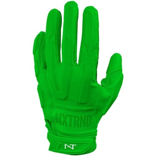 Nxtrnd G3 Pro Padded Football Gloves — Green