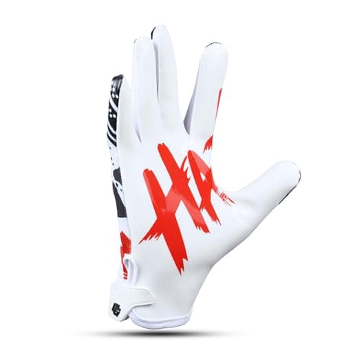 Jester Football Gloves - Tacky Grip for Adults & Youth