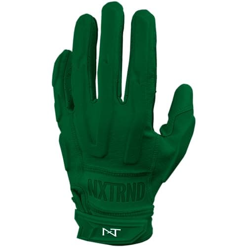 Nxtrnd G3 Pro Padded Football Gloves — Dark Green