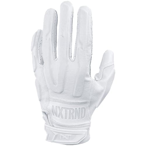 Nxtrnd G3 Pro Padded Football Gloves — White
