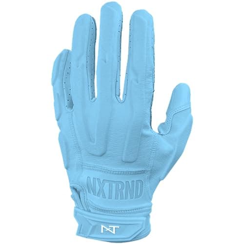 Nxtrnd G3 Pro Padded Football Gloves — Columbia Blue