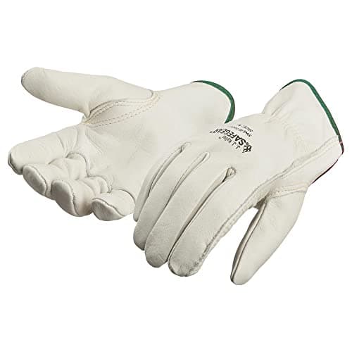 J. J. Keller SAFEGEAR Cowhide Leather Work Gloves with Keystone Thumb