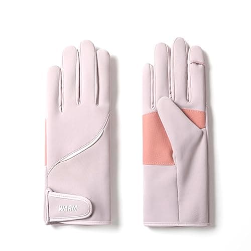 RIGWARL Touchscreen Winter Cycling Gloves for Men and Women Warm Windproof Thermal — light purple