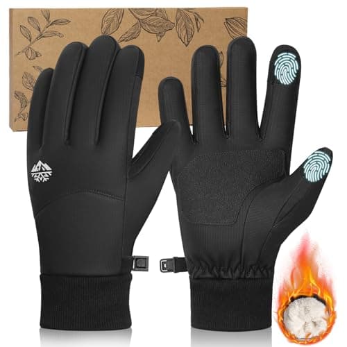 RIGWARL 5℉ Winter Warm Gloves for Extreme Cold, Thickest Thermal Plush & Waterproof Men & Women