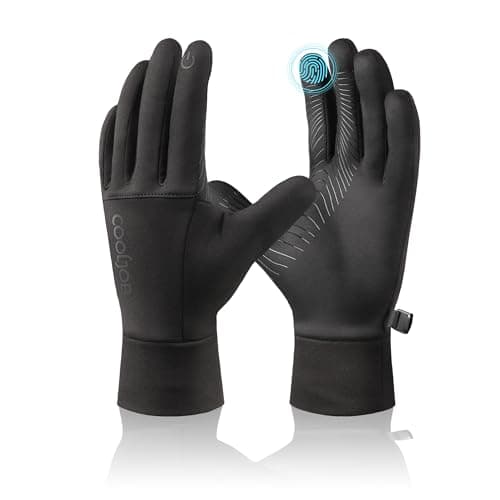 COOLJOB Touchscreen Winter Gloves for Men and Women — Black