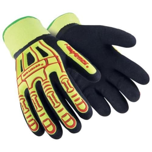 Impact Protection Work Gloves for Safety | Rig Lizard Series — 2099 | Full Dipped Cold Weather W/ Impact