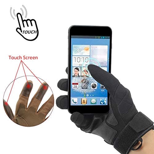 Carbon Fiber Racing Gloves for Motorcycles and ATVs with Touchscreen Compatibility