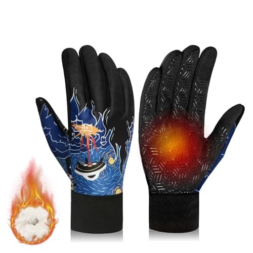 RIGWARL Winter Waterproof Gloves for Men & Women, Touch Screen Compatible, Perfect for Running, Hiking, and Skiing