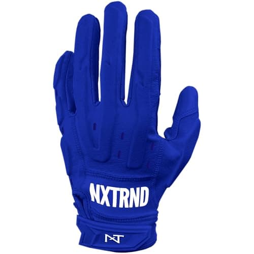 Nxtrnd G3 Pro Padded Football Gloves — Blue/Pro