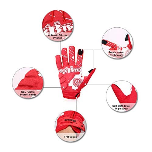 BRZSACR Full Finger Cycling Gloves for Men & Women Mountains Roads Resistance