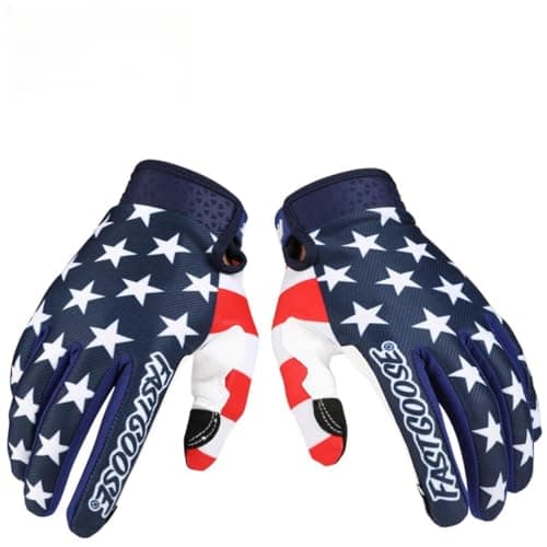 Men's & Women's Motorcycle Riding Gloves - Cold Weather, Cycling & Climbing, Wear-Resistant & Slip-Resistant — White