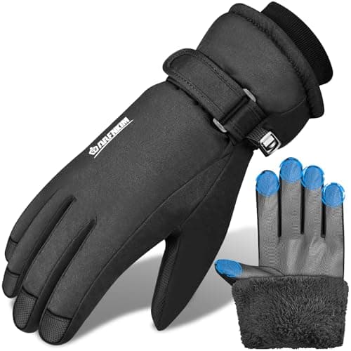 ARFNKIM Waterproof Touchscreen Winter Gloves -20℉ Men Women Ski Thermal