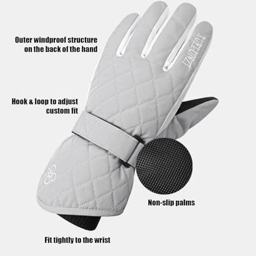 RIGWARL Winter Warm Touch Screen Gloves for Men and Women Windproof Waterproof