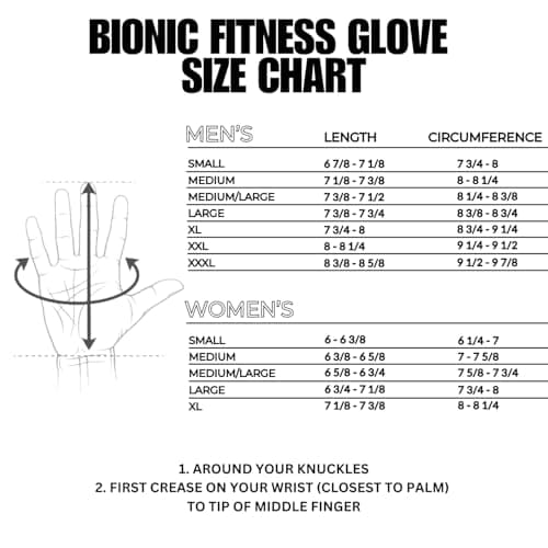 Bionic Men's Beastmode Half-Finger Gloves for Gym Workout