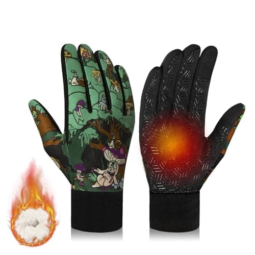 RIGWARL Upgraded Wool Gloves for Men & Women, Touch Screen Compatible, Waterproof Winter Gifts — 112 Plus-(75% Warm&water-resistant)-dark green
