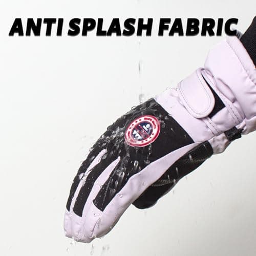 RIGWARL Touchscreen Compatible Ski Gloves - Waterproof & Insulated