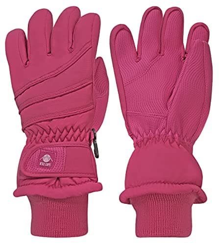 N'Ice Caps Kids' Waterproof Winter Warm Thinsulate Gloves — Fuchsia