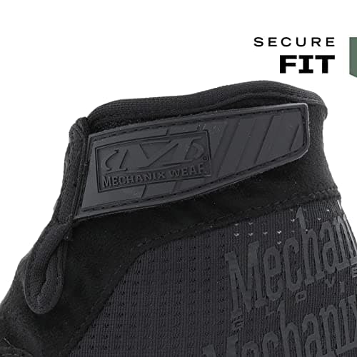 Mechanix Wear Tactical Vent Gloves, Touch Capable, High Dexterity, Airsoft, Paintball, Field Work, Men's Black Large