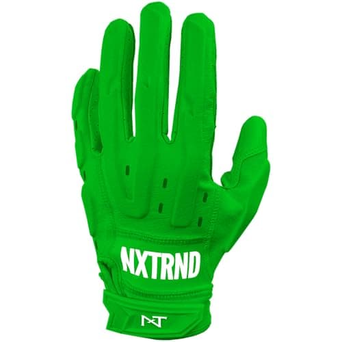 Nxtrnd G3 Pro Padded Football Gloves — Green/Pro