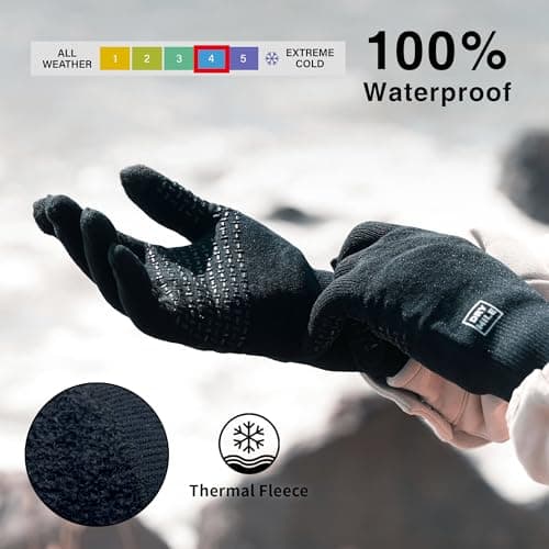 DRYMILE Alpine Waterproof Gloves - Warm Touchscreen Winter Gloves for Men & Women