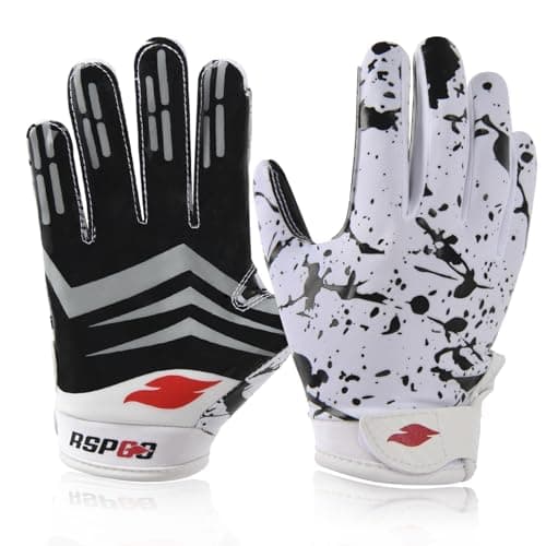 Youth Football Gloves with Enhanced Grip Silicone — Friesian Cattle Upgrades