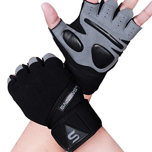 Breathable Workout Gloves for Men & Women - Gym Weight Lifting Support Padded