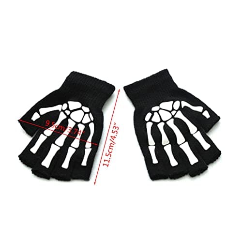 MinnowXY Toddler Skeleton Gloves Glow in the Dark
