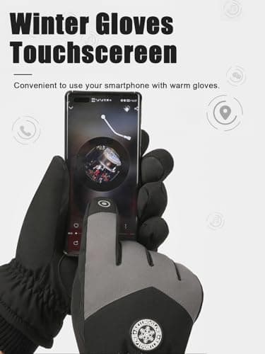 RIGWARL Warm Water-Resistant Windproof Thermal Women's Gloves