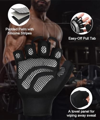 Lightweight Breathable Workout Gloves for Men and Women - Perfect for Weightlifting, Cycling, Climbing