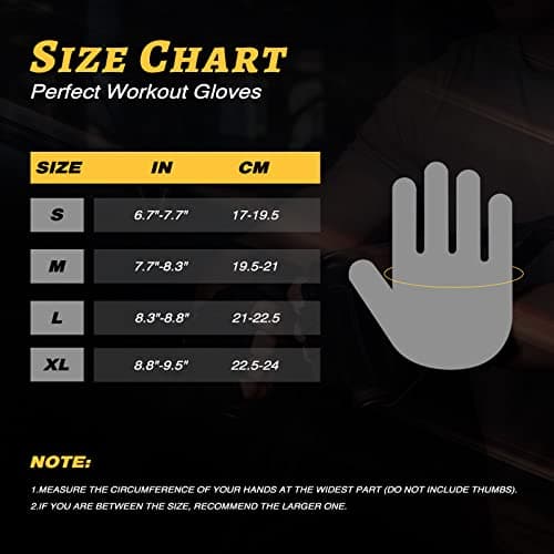 Weight Lifting & Gym Gloves with Wrist Support for Men & Women