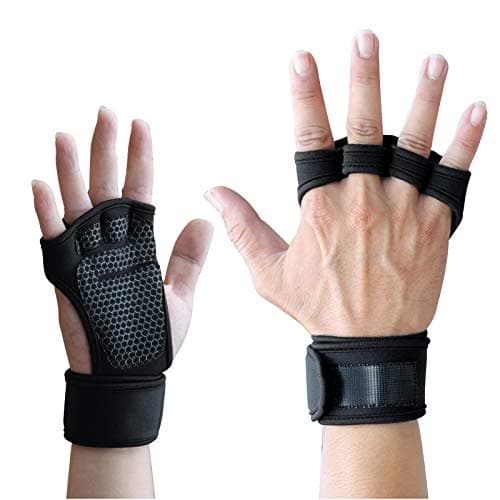 Padded Wrist Wrap Gym Gloves for Men and Women