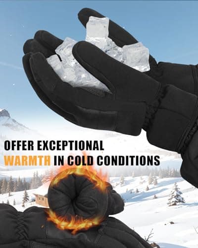 RIGWARL Waterproof Winter Gloves 3M Thinsulate Men Women Ski Warm