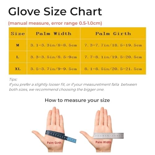Touch Screen Motorcycle Gloves for Men & Women - Breathable, Lightweight,Perfect for Cycling, Climbing, Motocross Racing