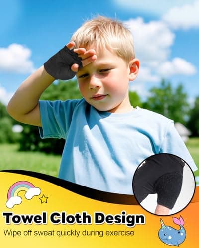 RIGWARL Kids' Protective Cycling Gloves for Hiking, Camping, Fishing