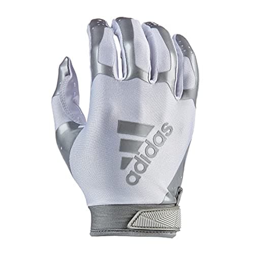 Adidas ADIFAST 3.0 Adult Football Glove — White/Silver
