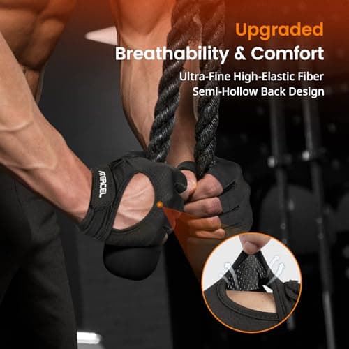 ATERCCEL Weight Lifting Gloves, Full Palm Protection for Men and Women