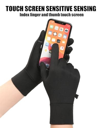 RIGWARL Touchscreen Compatible Long Sleeve Ski Gloves for Winter Sports