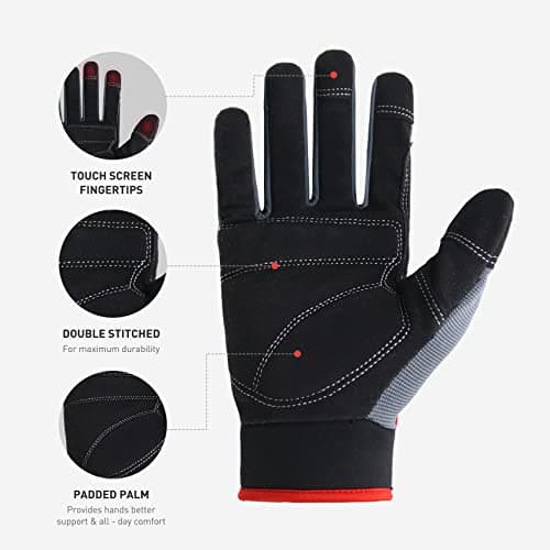 HANDLANDY Touch Screen Utility Gloves for Men & Women
