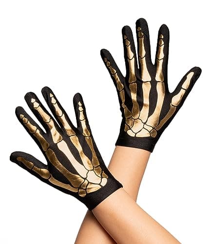 Tipsy Elves Spooky Halloween Skeleton Gloves