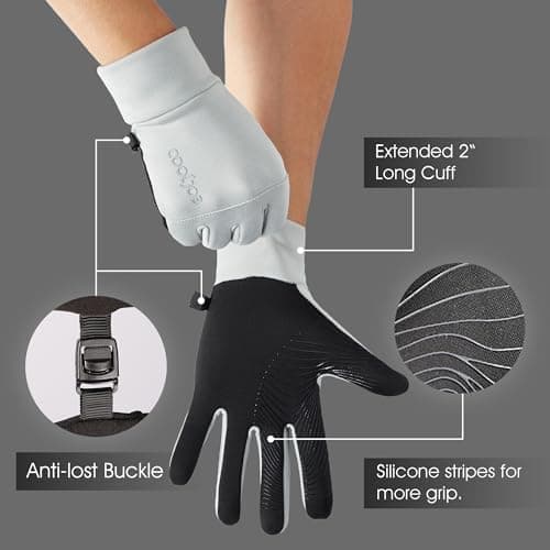 COOLJOB Touchscreen Winter Gloves for Men and Women