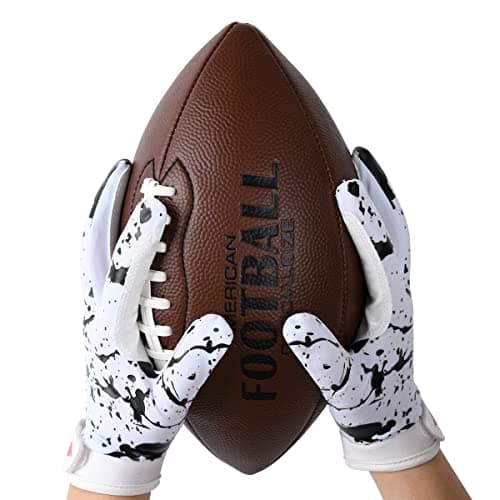 Youth Football Gloves with Enhanced Grip Silicone