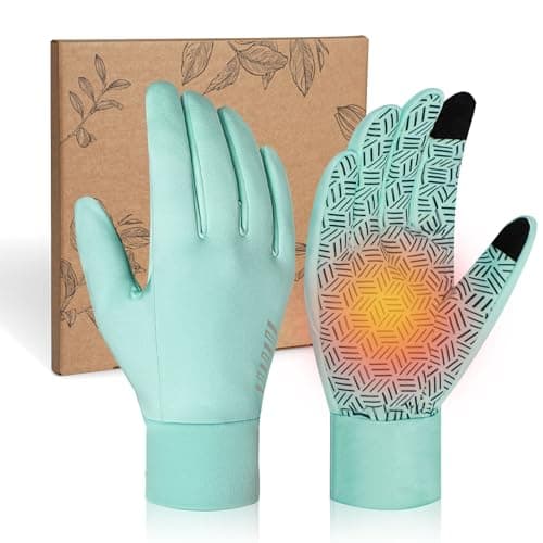 Waterproof Winter Gloves for Men and Women: RIGWARL Gloves for Cool and Cold Weather — T112 Plus-(75% Warm&Water-Resistant)-Aqua