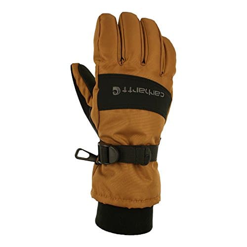 Men's Carhartt Waterproof Insulated Glove — Brown/Black