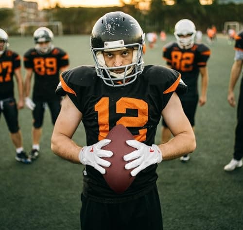 Men's Football Gloves: T1 PRO Adult Size (Pair)